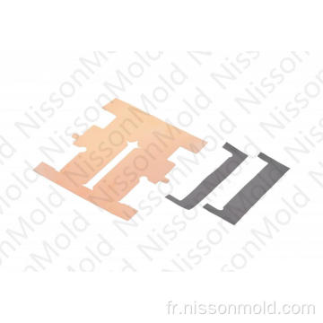 Échantillons de morceaux de poteau de batterie li-ion traité